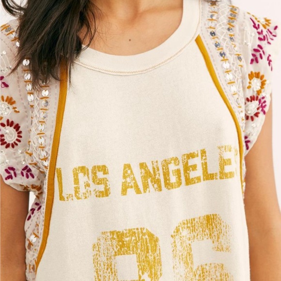 New Free People Summer Nights Los Angeles Sequins - Picture 5 of 9